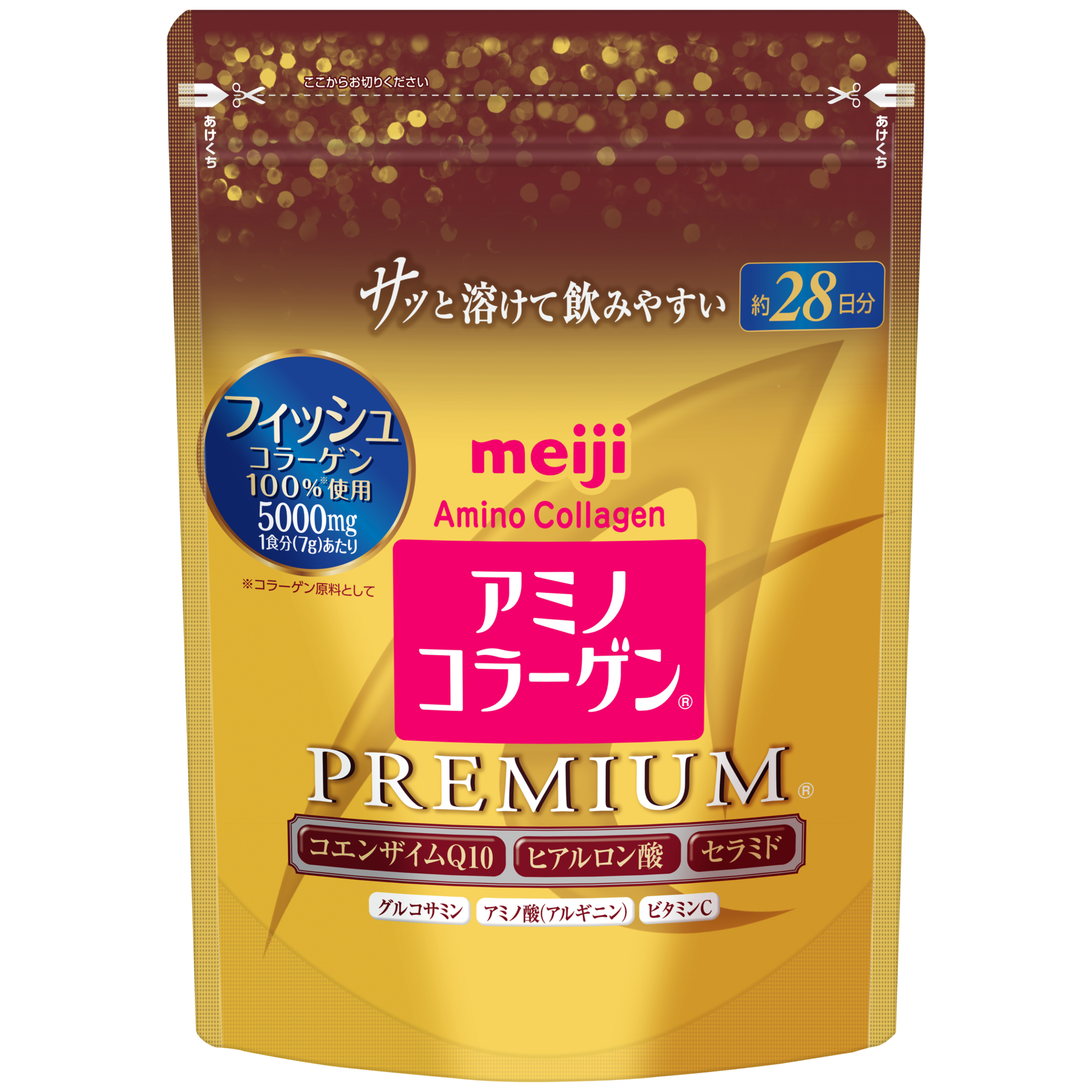 Meiji Amino Collagen          明治氨基膠原蛋白Premium 196克